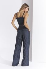 TOP DE LASTEX JEANS LEVE