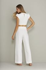 BLUSA CROPPED LISA ALFAIATARIA