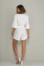 SHORT LISO DE ELÁSTICO CRINCKLE