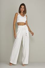TOP LISO SLUB COM DETALHE DE ELÁSTICO