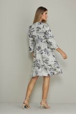 VESTIDO CURTO VILAREJO C/ MANGA LONGA