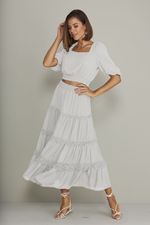 BLUSA CROPPED LISA C/ DECOTE QUADRADO