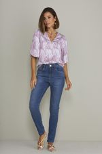 BLUSA CONCHAS C/ FENDA NA MANGA