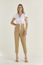 CALÇA CROPPED LISA ALFAIATARIA