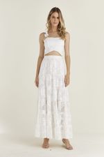 TOP LUREX PRATA FLORAL