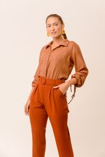 CAMISA LISA C/ CANALETA MANGA