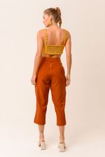 CALÇA CROPPED LISA C/ CINTO