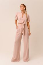 CALÇA PANTALONA LISA C/ BOLSO FRENTE