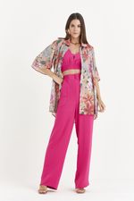 MAXI CAMISA FLOR BORDADA