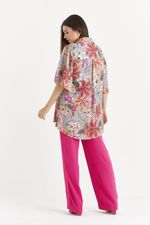 MAXI CAMISA FLOR BORDADA