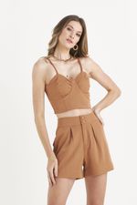 SHORT LISO ALFAIATARIA ELASTIC