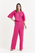 BLUSA CROPPED LISA CONFORT C/ PREGAS NA MANGA