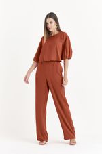 BLUSA CROPPED LISA CONFORT C/ PREGAS NA MANGA