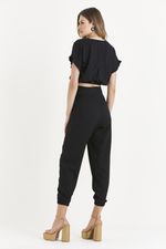 BLUSA CROPPED LISA CRINCKLE COM ELÁSTICO