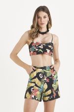 TOP PENA FLORAL COM PREGAS