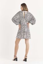 VESTIDO CURTO ANIMAL PRINT