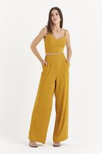 PANTALONA LISA FLOW C/ ELÁSTICO E ZÍPER COSTA