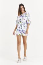 T-SHIRT CROPPED ALAMANDA C/ OMBRO DESLOCADO