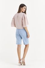 BLUSA CROPPED LISA C/ PREGA NA FRENTE