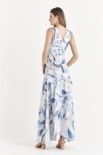 VESTIDO LONGO RELVA C/ CANALETA NO OMBRO