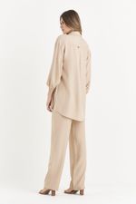 MAXI CAMISA LISA TWILL MELANGE