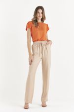 PANTALONA LISA TWILL MELANGE