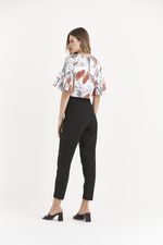 CALÇA RETA ALFAIATARIA LISA