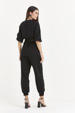 BLUSA CROPPED MANGA LONGA LISA CONFORT