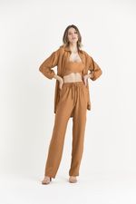 TOP LISO TWILL MELANGE