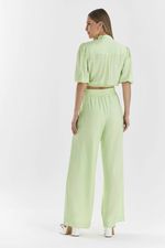 CALÇA LISA SLUB C/ CANALETA