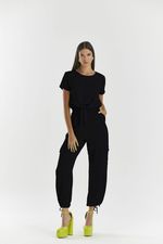 CALÇA LISA FLOW C/ CÓS DE LASTEX