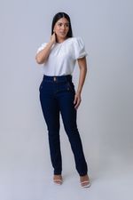 CALÇA LYCRA PERNA RETA LAV. ESCURA