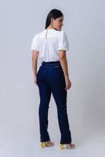 CALÇA LYCRA PERNA RETA LAV. ESCURA