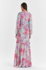 VESTIDO  LONGO ROMÃ MANGA LONGA