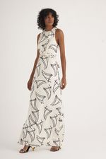VESTIDO LONGO VELAS COM AMARRAÇÃO