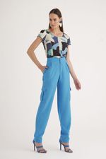 CALÇA CARGO LISA RUSTIC