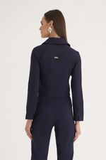 BLAZER CROPPED ALFAIATARIA LISO