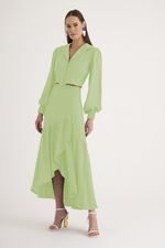 BLUSA LISA TWILL C/ MANGA LONGA