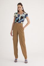 CALÇA CARGO LISA RUSTIC