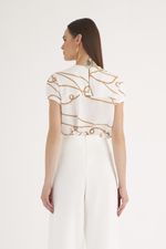 T-SHIRT CORDAS COM FENDA LATERAL