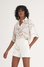 CAMISA CORDAS C/ MANGA AMPLA