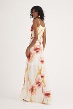 VESTIDO LONGO FLORAL BEIRA MAR