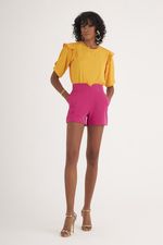 SHORT ALFAIATARIA LISO C/ BOLSO FACA