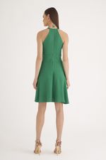 VESTIDO CURTO FLOW C/ PALA RECORTADA