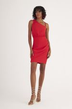 VESTIDO CURTO FLOW OMBRO ÚNICO