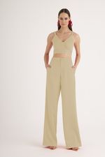 TOP LISO ALFAIATARIA SATIN SHINE