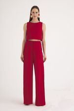 BLUSA LISA CROPPED ALFAIATARIA C/ ZIPER COSTA