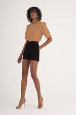 SHORT ALFAIATARIA LISO C/ BOLSO FACA