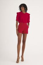 SHORT ALFAIATARIA LISO C/ BOLSO FACA