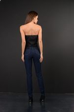 CALÇA SKINNY LYCRA BLUE DARK COM CÓS INTERNO